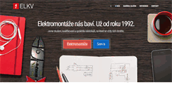 Desktop Screenshot of elkv.cz